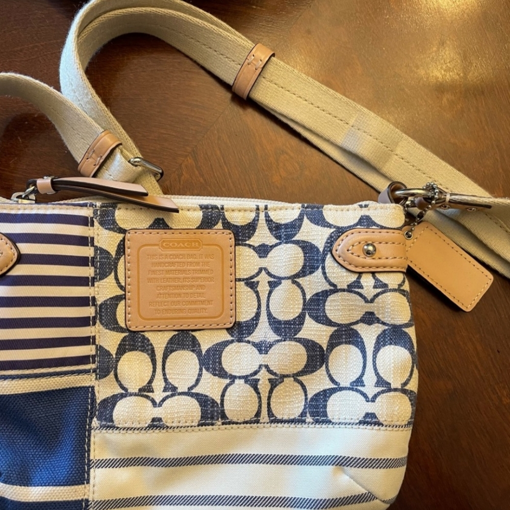 Coach Daisy Patchwork Crossbody Bag with Matching Wristlet